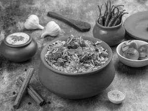 Mutton Dum Biryani.