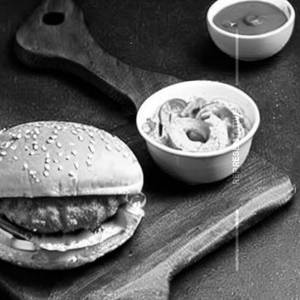Spl. tandoori shawarma burger