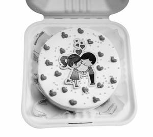Valentine's bento cake