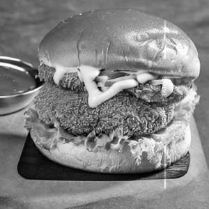 Crispy chicken burger
