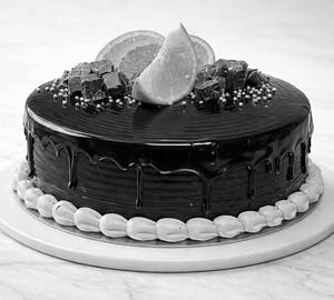 Choco Orange Cake (Eggless)