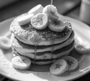 Classic Pancake With Banana