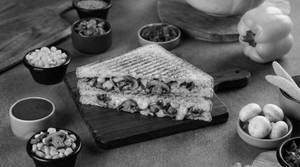 Mushroom Corn Sandwich