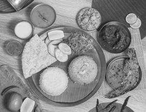 Pabda Shorshe Maharaja Thali