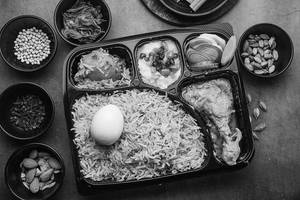 Egg Tarr Biryani Thali