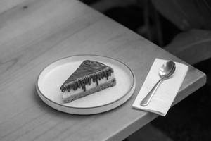 Nutella Cheese Cake Slice