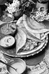 Ghee masala dosai breakfast