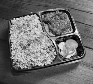 Veg Fried Rice+ Chicken Bhuna + Salad
