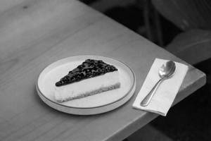 Blueberry Cheese Cake Slice