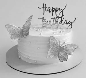 Happy birthday butterfly cake [500 gram]