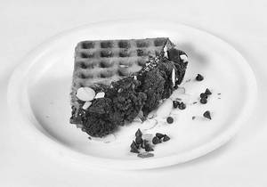 Black & White Chocolate Pocket Waffle
