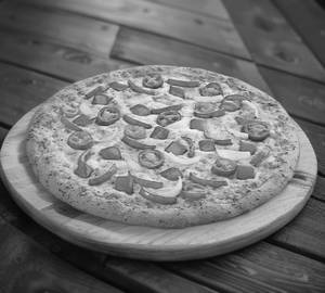 Spicy paneer pizza