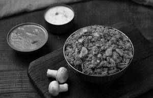 Mushroom Kothu Parotta
