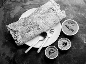 Butter Rava Plain Dosa