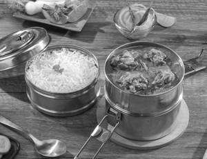 Saag Chicken - RICE Meal