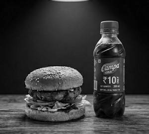 Veg Burger + Cold Drinnk