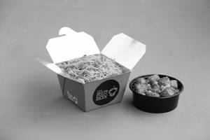 Chilli Garlic Noodles Chicken & Black Pepper Chicken ( Little Box )