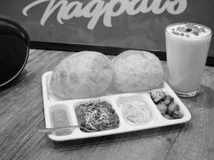 Spl. Chole Bhature Paneer Wale + Tasty Lassi