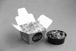 Burnt Garlic Fried Rice Chicken & Kung Pao Chicken (little Box )