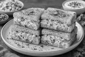 Cheese Corn Dahi Sandwich