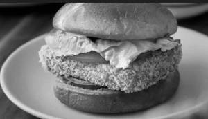 Fried Crispy Paneer Burger