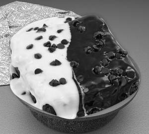 Dark & White Brownie