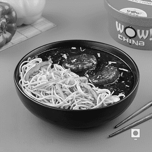 Veg Hakka Noodles With Veg Manchurian