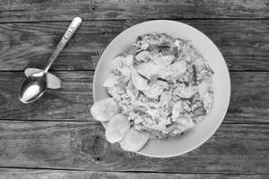 Egg mutton fried rice