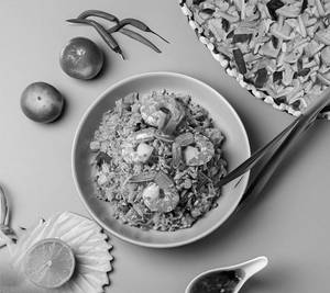 Khao Pad Kung ( Thai Prawn Fried Rice )