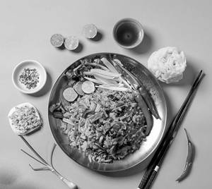 Khao Pad Tom Yum Veg ( Thai Tom Yum Veg Fried Rice )