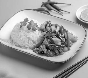 Pad King Hed ( Thai Chilli Ginger Mushroom Stir-fry With Steamed Rice )