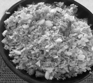 Smoked pork fried rice
