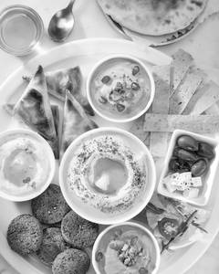 Veg mezze platter