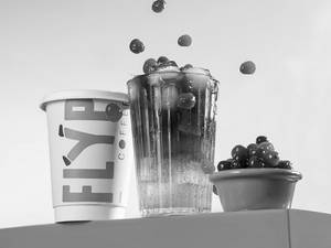 Iced Cranberry Americano