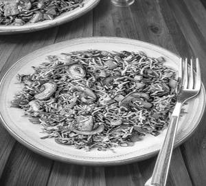 Peri Peri Mushroom Fried Rice