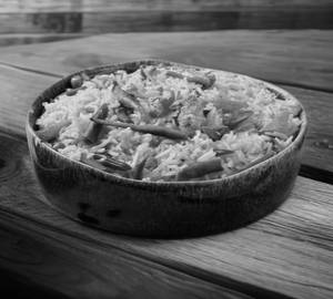 Veg biryani with curd