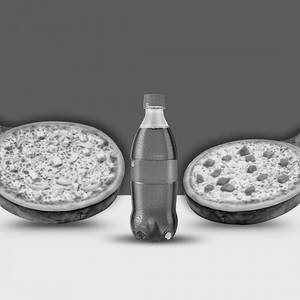 Paneer Onion Pizza+corn Tomato Pizza+free Coca Cola 250 Ml