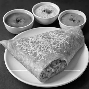 Cheese Garlic Masala Dosa