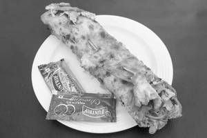 Double Achari Chicken Roll