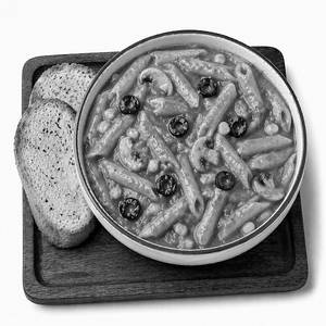 Penne Arrabiata Pasta Pasta -tomato Sauce(served With Garlic Bread)