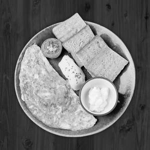 Egg White Masala Omelette