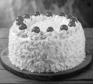 Pure Veg White Forest Cake [1 kg]