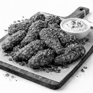 Korean Sweet N Spicy Chicken Wings [5 Pieces]