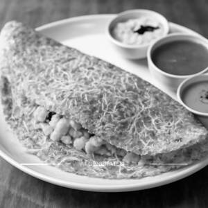 Rava Cheese Masala Dosa