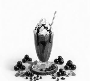 Black currant thick shake