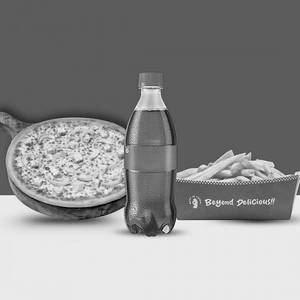 Paneer Onion Pizza+french Fries+free Coca Cola 250 Ml