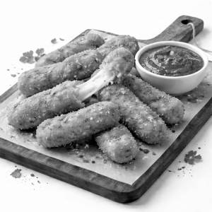 Mozzarella Sticks With Dip