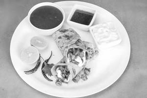 Single Paneer Malai Tikka Roll