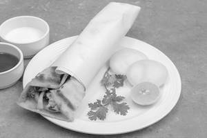 Single Paneer Bhurji Roll