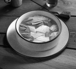 Veg clear soup